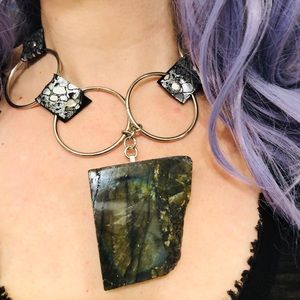One of a kind labradorite necklace
